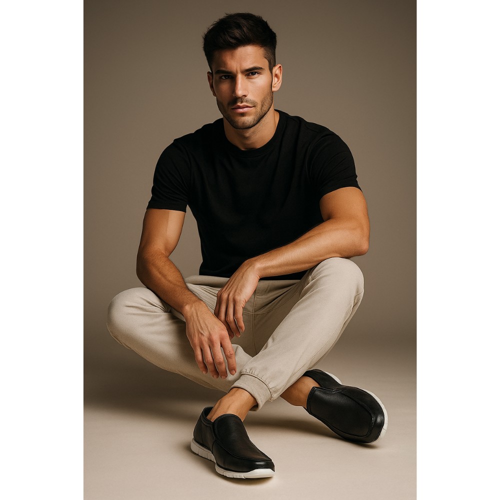 Men's moccasins Lasocki (Poland) model 5694