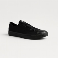 Мужские черные низкие кеды Sprandi YL201401 5696 в стиле Converse Chuck Taylor All Star Ox Black