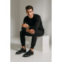 Men’s Black Low-Top Sneakers Sprandi YL201401 5696