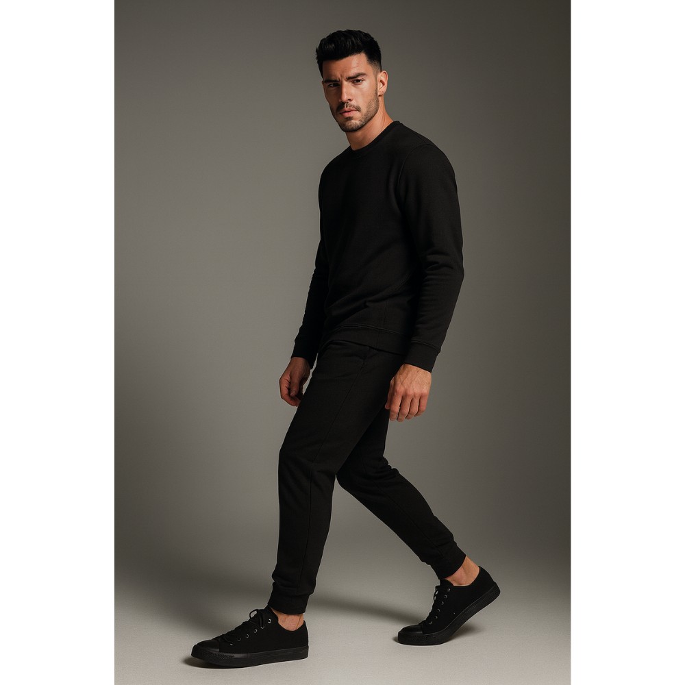 Men’s Black Low-Top Sneakers Sprandi YL201401 5696