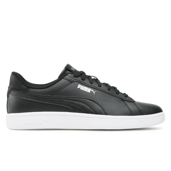 Men’s Puma Smash 3.0 L Leather Sneakers in Black