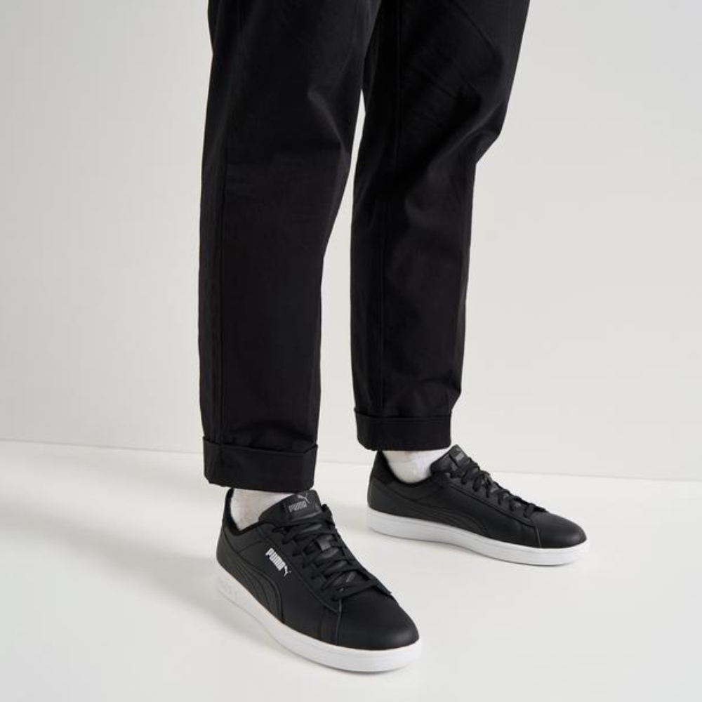 Мужские кожаные кроссовки Puma Smash 3.0 модель 5702