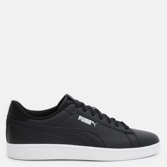 Men’s Puma Smash 3.0 L Leather Sneakers in Black