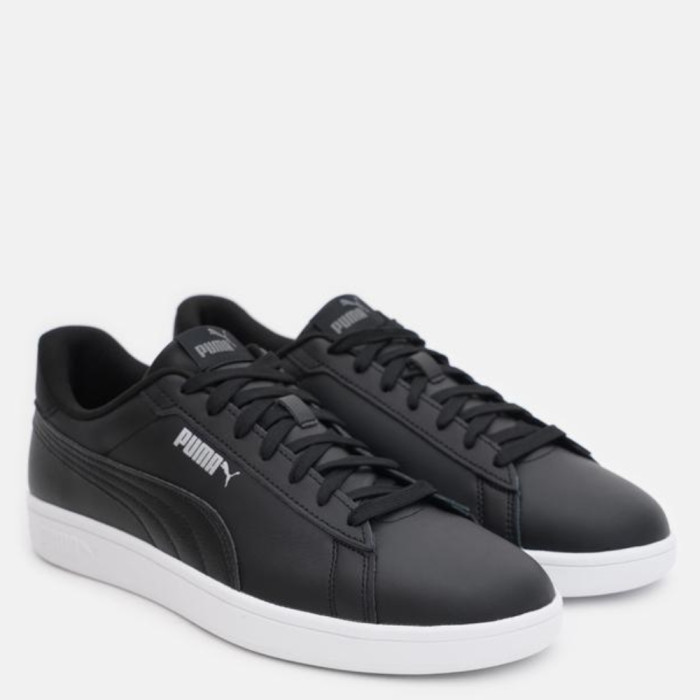 Men’s Puma Smash 3.0 L Leather Sneakers in Black