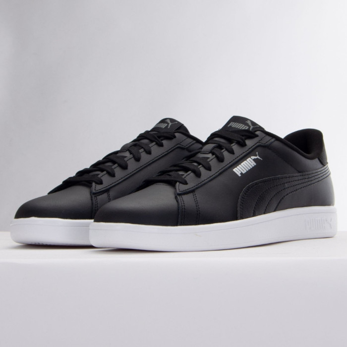 Men’s Puma Smash 3.0 L Leather Sneakers in Black