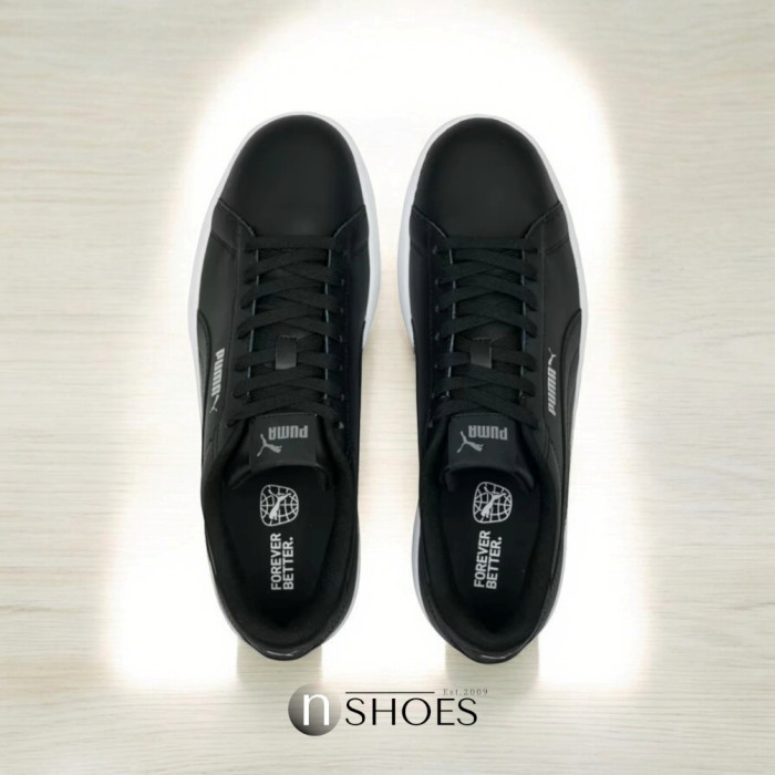 Men’s Puma Smash 3.0 L Leather Sneakers in Black