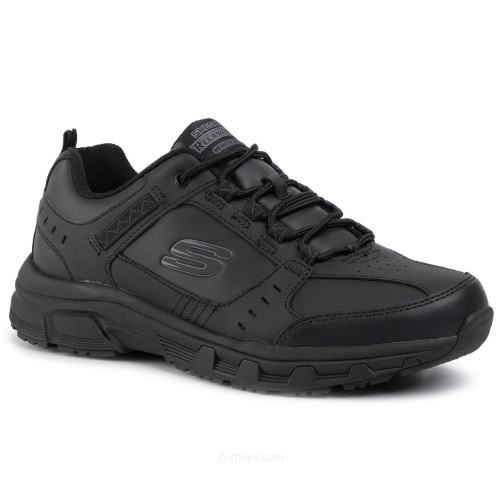 Чоловічі шкіряні чорні кросівки Skechers Redwick 51896/BBK 5719 з натуральної шкіри від американського бренду