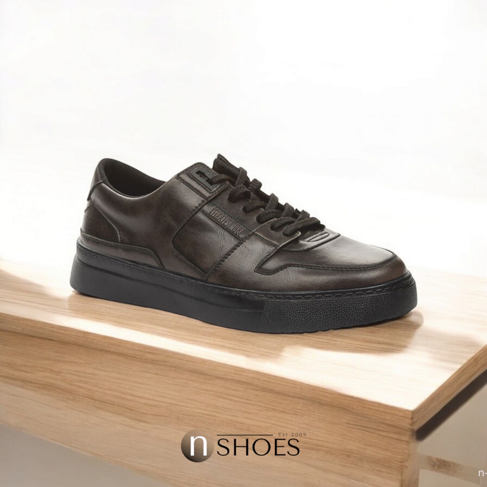 Мужские кожаные демисезонные кроссовки KEDDO (Великобритания) модель 5723