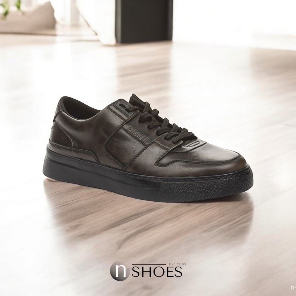 Мужские кожаные демисезонные кроссовки KEDDO (Великобритания) модель 5723