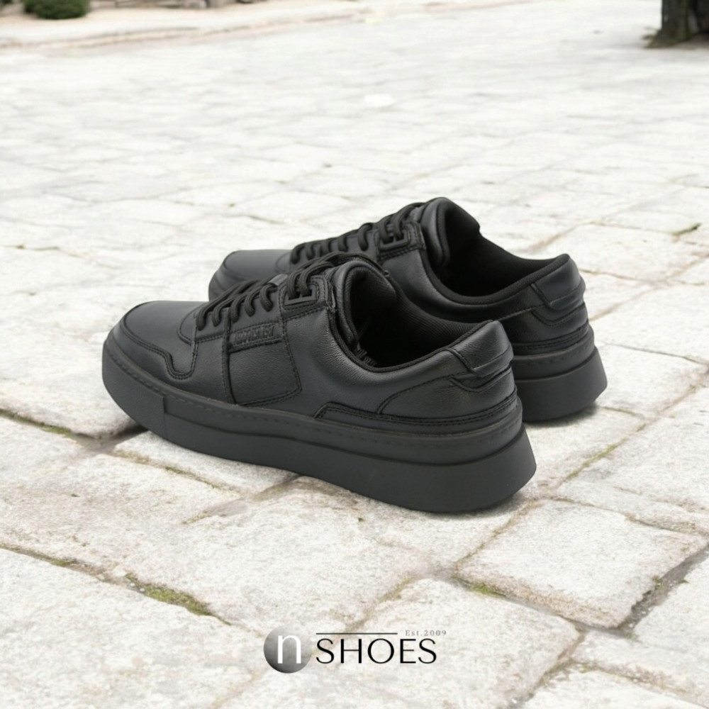 Мужские кожаные демисезонные кроссовки KEDDO (Великобритания) модель 5723