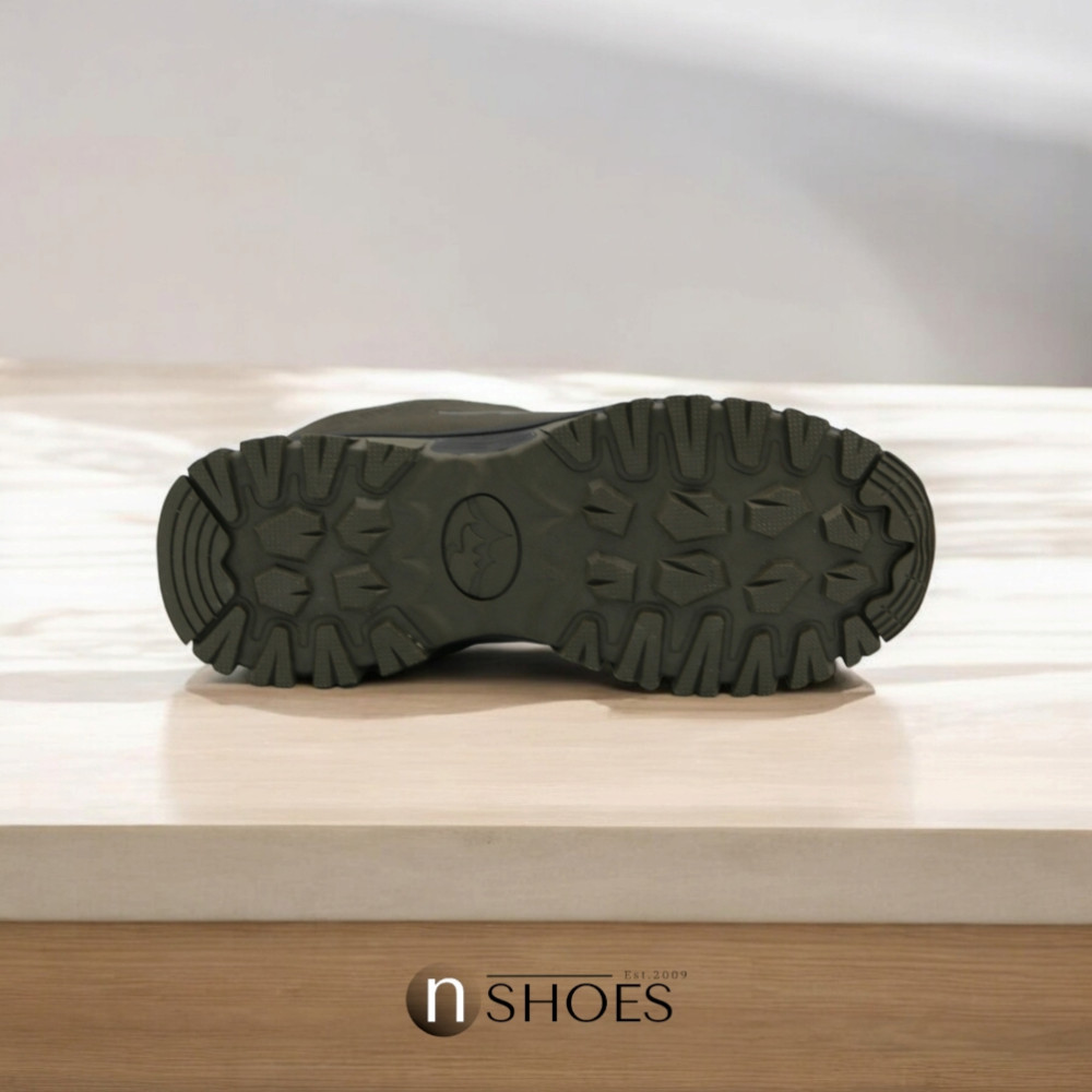 Мужские кожаные термо кроссовки GRUNBERG (Италия) с утеплением Gore-Tex модель 5742 