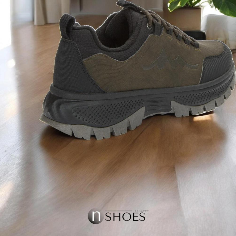 Мужские кожаные термо кроссовки GRUNBERG (Италия) с утеплением Gore-Tex модель 5742 