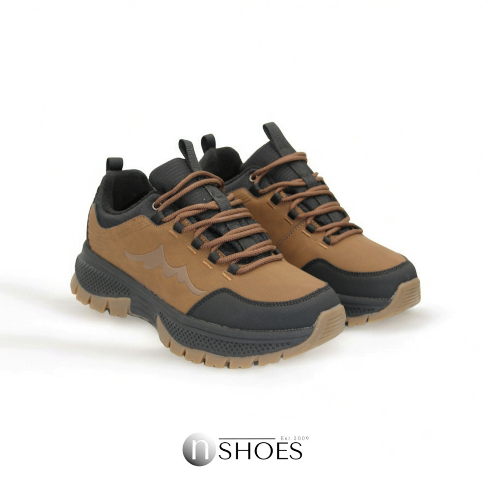 Мужские кожаные термо кроссовки GRUNBERG (Италия) с утеплением на мембране Gore-Tex модель 5743