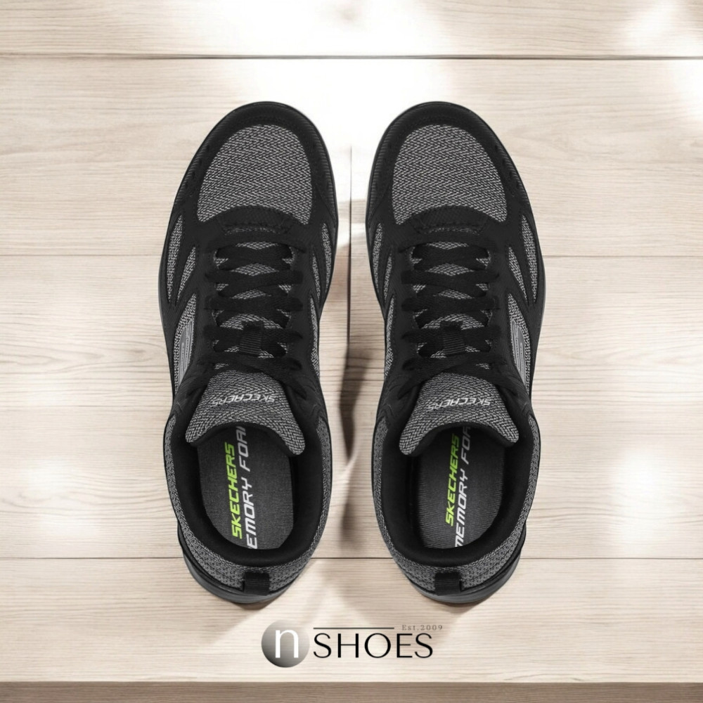 Мужские черные кроссовки Skechers South Rim 52812 BKW модель 5758