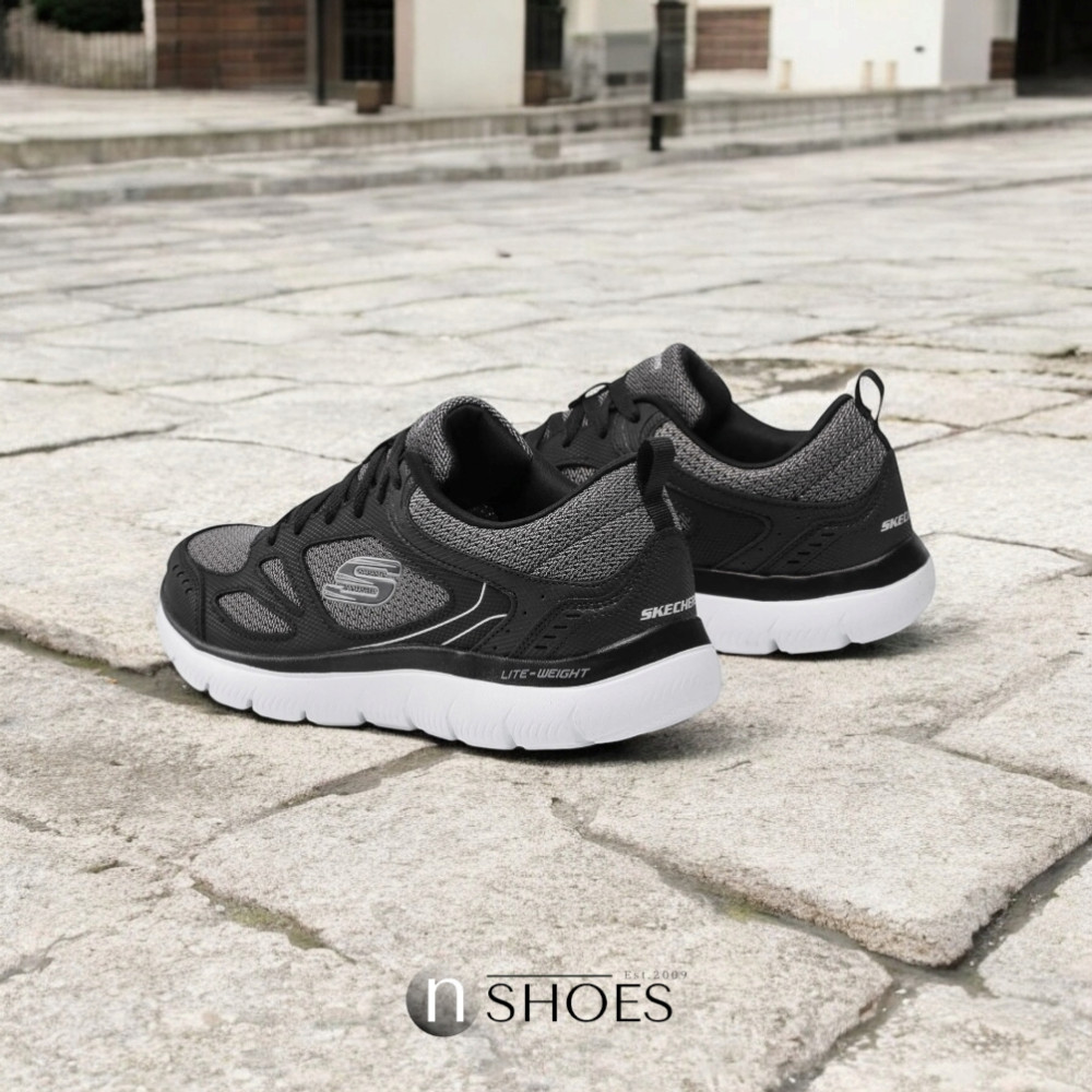 Мужские черные кроссовки Skechers South Rim 52812 BKW модель 5758