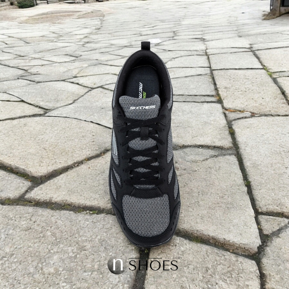 Мужские черные кроссовки Skechers South Rim 52812 BKW модель 5758