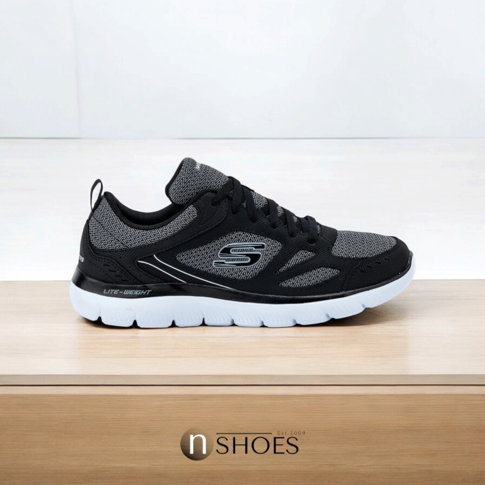 Мужские черные кроссовки Skechers South Rim 52812 BKW модель 5758