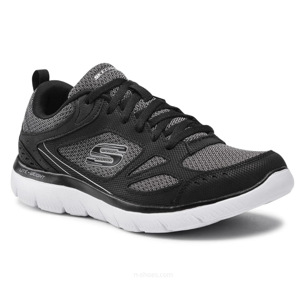 Мужские черные кроссовки Skechers South Rim 52812 BKW модель 5758