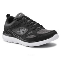 Чоловічі чорні кросівки Skechers South Rim 52812 BKW 5758 комфортні із устілкою Memory Foam™ оригінальні від американського бренду