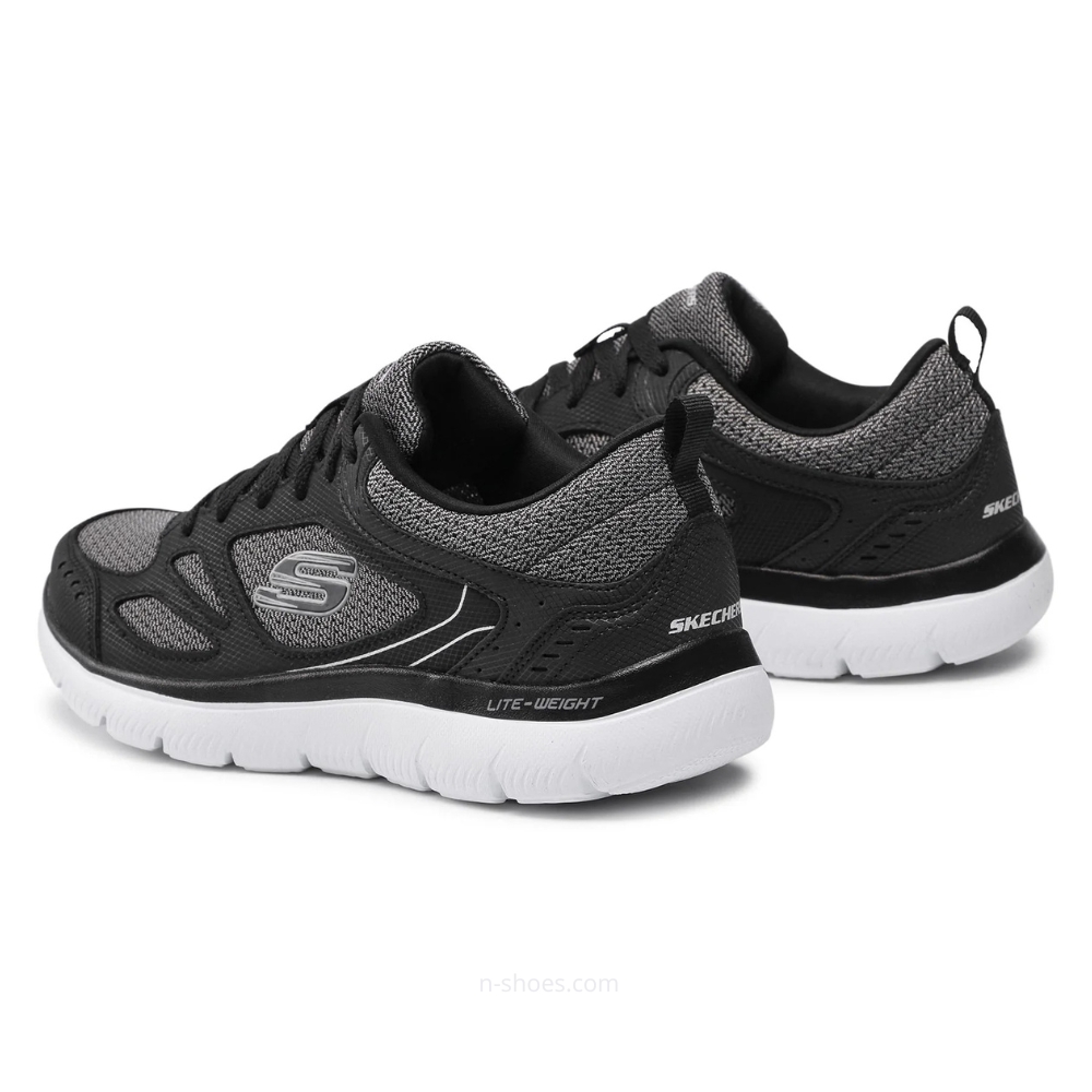 Мужские черные кроссовки Skechers South Rim 52812 BKW модель 5758