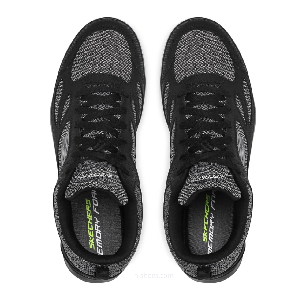 Мужские черные кроссовки Skechers South Rim 52812 BKW модель 5758