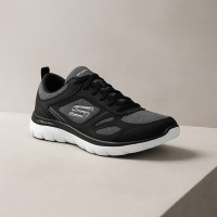 Чоловічі чорні кросівки Skechers South Rim 52812 BKW 5758 комфортні із устілкою Memory Foam™ оригінальні від американського бренду