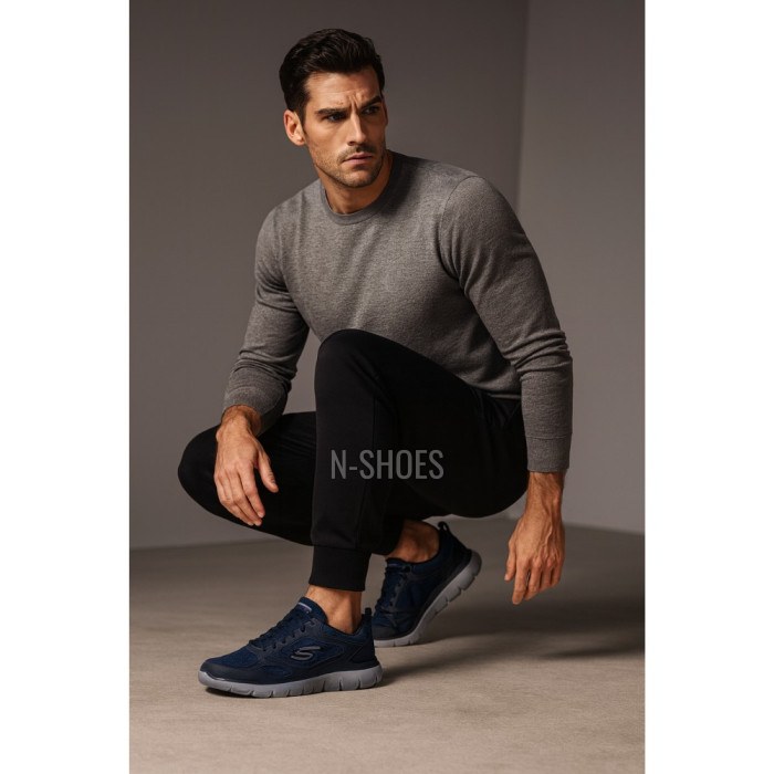 Чоловічі сині кросівки Skechers South Rim 52812 NVY 5759