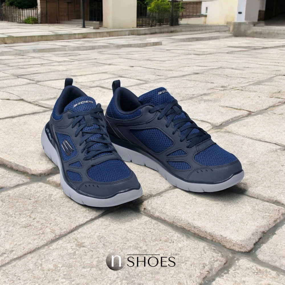 Мужские синие кроссовки Skechers South Rim 52812 NVY модель 5759