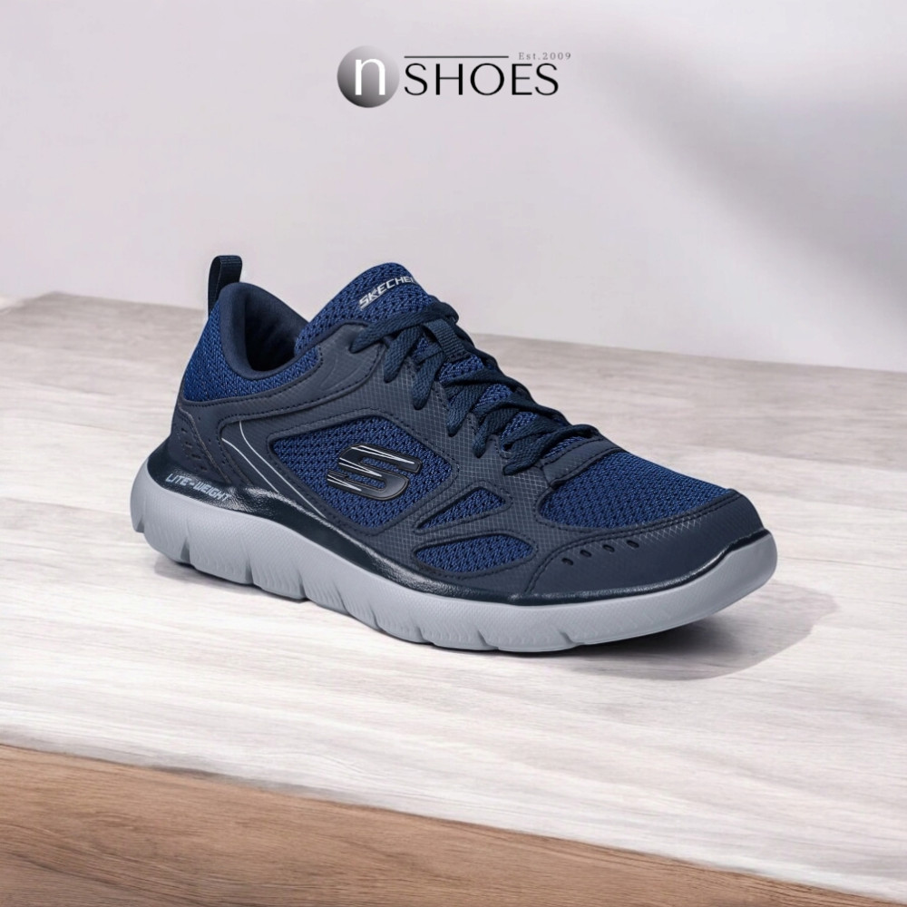 Мужские синие кроссовки Skechers South Rim 52812 NVY модель 5759