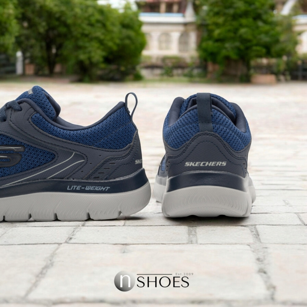 Мужские синие кроссовки Skechers South Rim 52812 NVY модель 5759