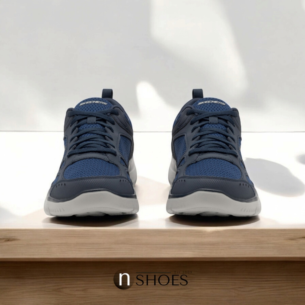 Мужские синие кроссовки Skechers South Rim 52812 NVY модель 5759