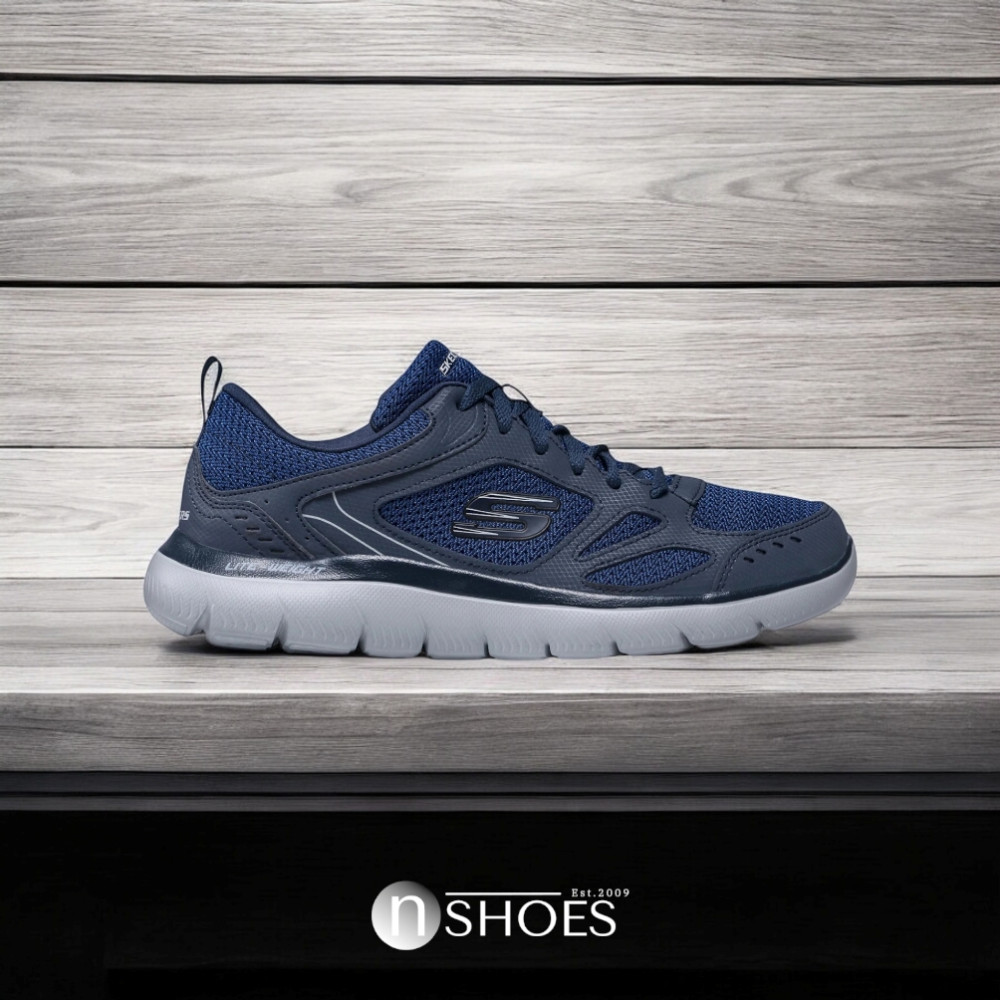 Мужские синие кроссовки Skechers South Rim 52812 NVY модель 5759