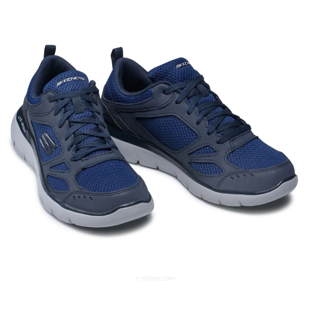 Мужские синие кроссовки Skechers South Rim 52812 NVY модель 5759