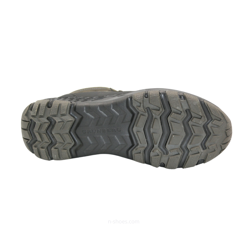 Мужские зимние хаки ботинки GRUNBERG (Италия) модель 5762