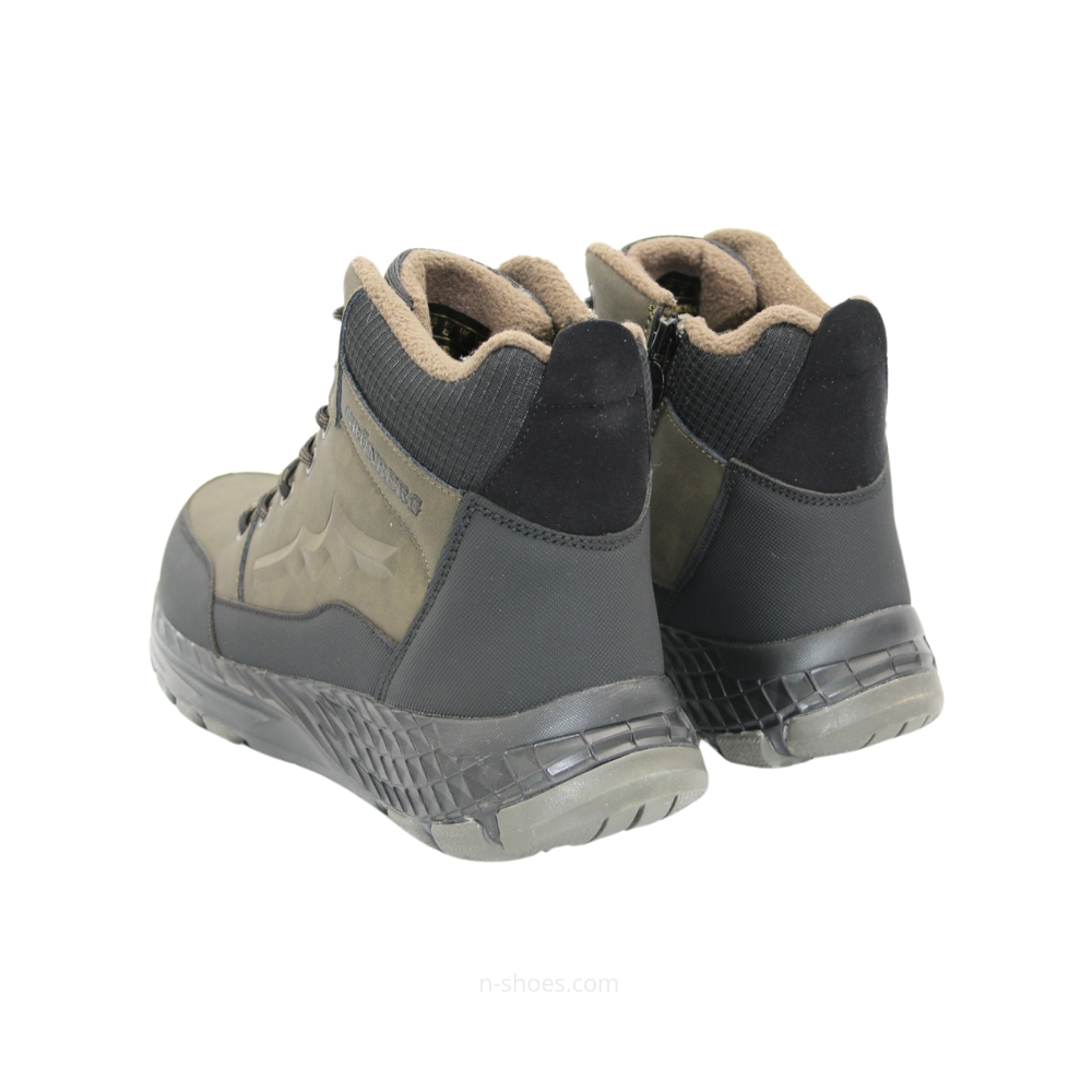 Мужские зимние хаки ботинки GRUNBERG (Италия) модель 5762