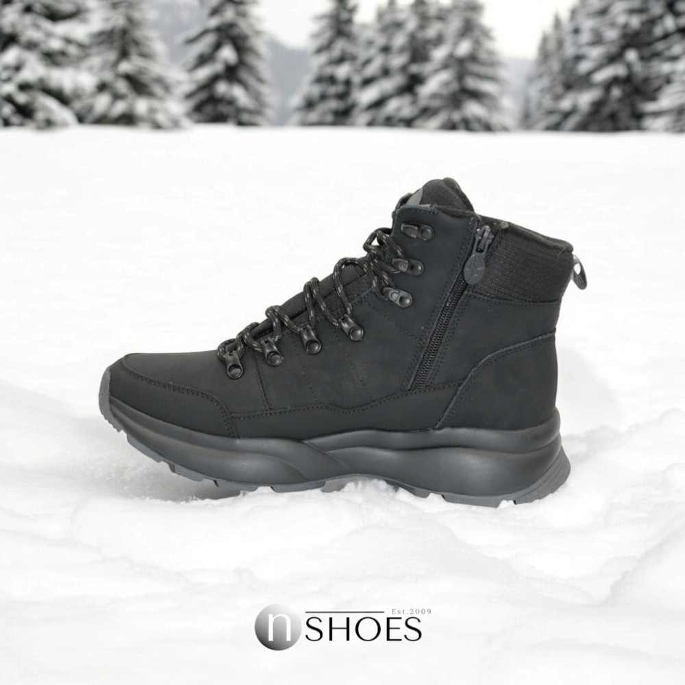 Мужские кожаные зимние ботинки GRUNBERG (Италия) модель 5763