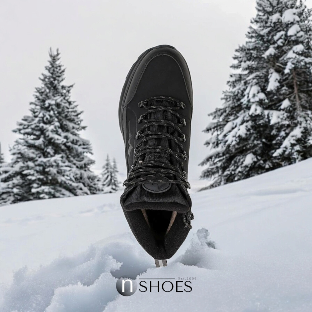 Мужские кожаные зимние ботинки GRUNBERG (Италия) модель 5763