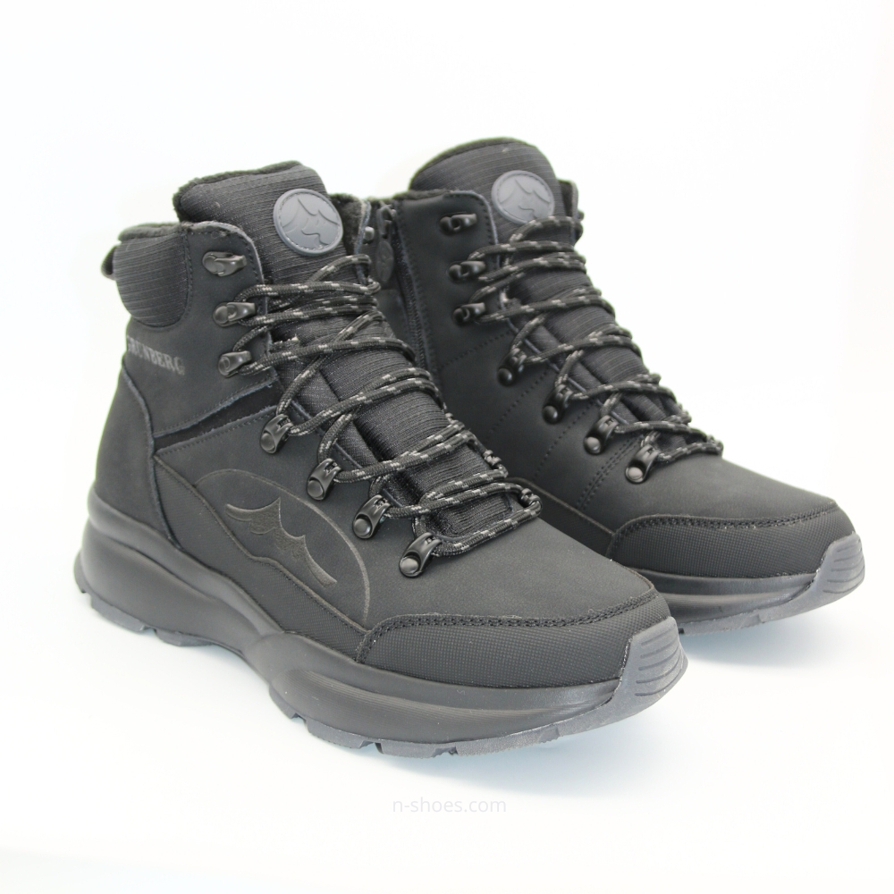 Мужские кожаные зимние ботинки GRUNBERG (Италия) модель 5763