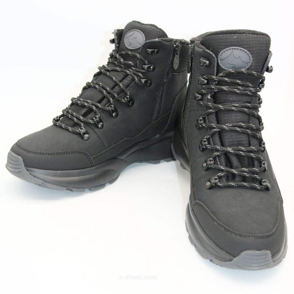 Мужские кожаные зимние ботинки GRUNBERG (Италия) модель 5763