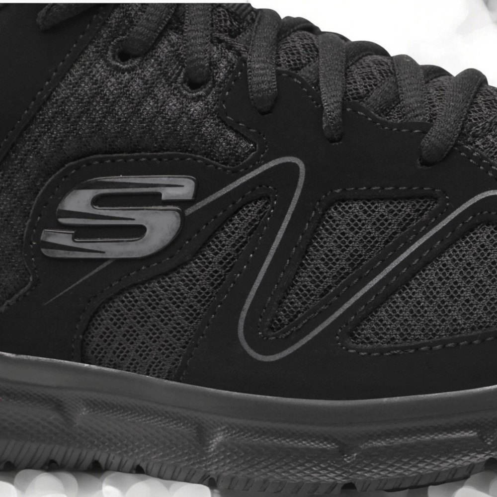 Мужские черные кроссовки Skechers Flash Point 58350 BBK модель 5767