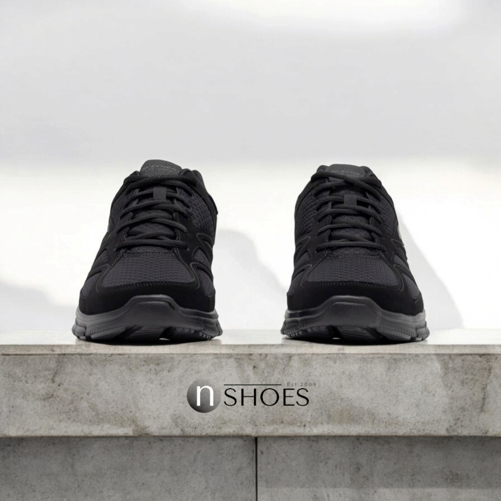 Мужские черные кроссовки Skechers Flash Point 58350 BBK модель 5767