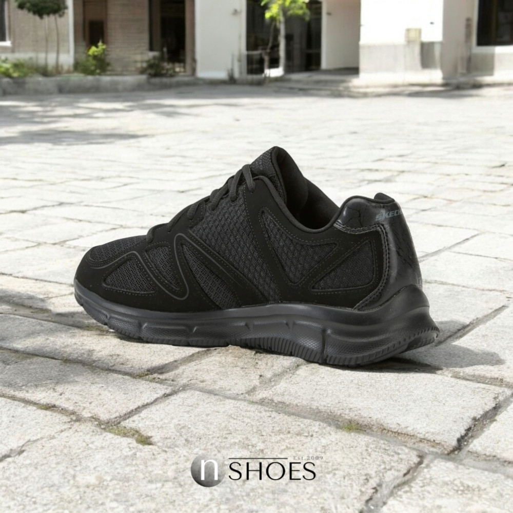 Мужские черные кроссовки Skechers Flash Point 58350 BBK модель 5767