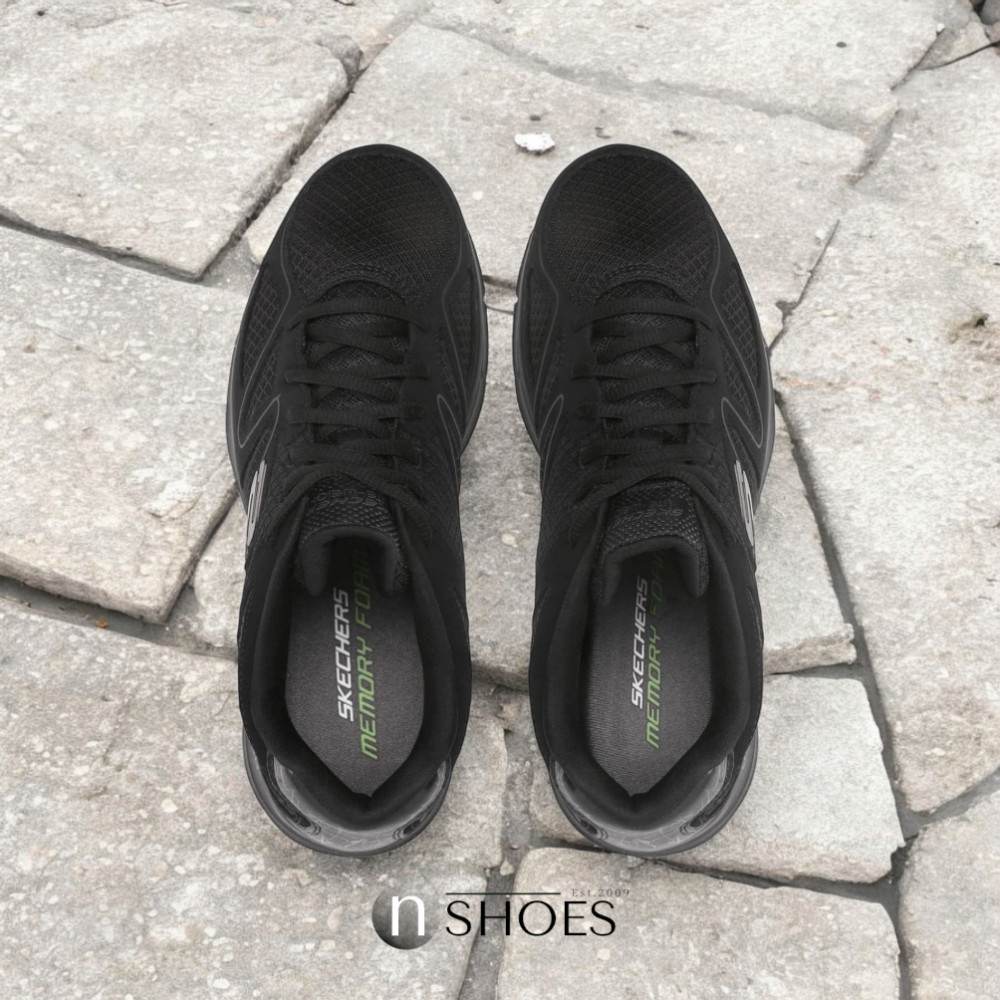 Мужские черные кроссовки Skechers Flash Point 58350 BBK модель 5767