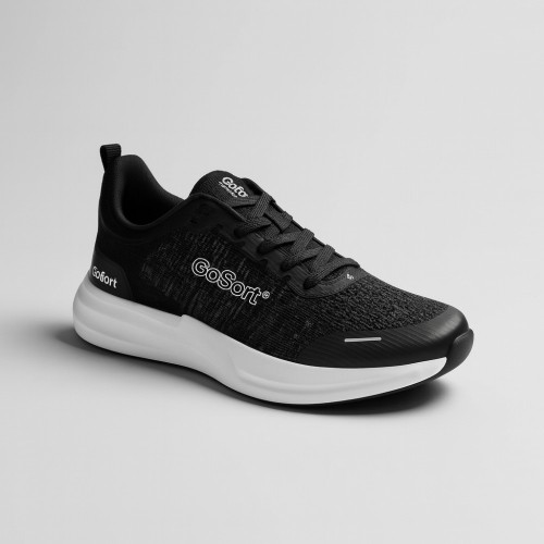 Men's black textile sneakers Go Soft MP-1 5770 with a soft insole with Memory Foam effect for a wide foot from a German brand