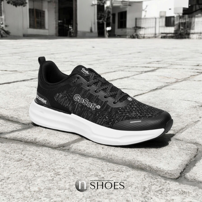 Чоловічі чорні кросівки Go Soft MP-1 5770 Memory Foam для широкої стопи