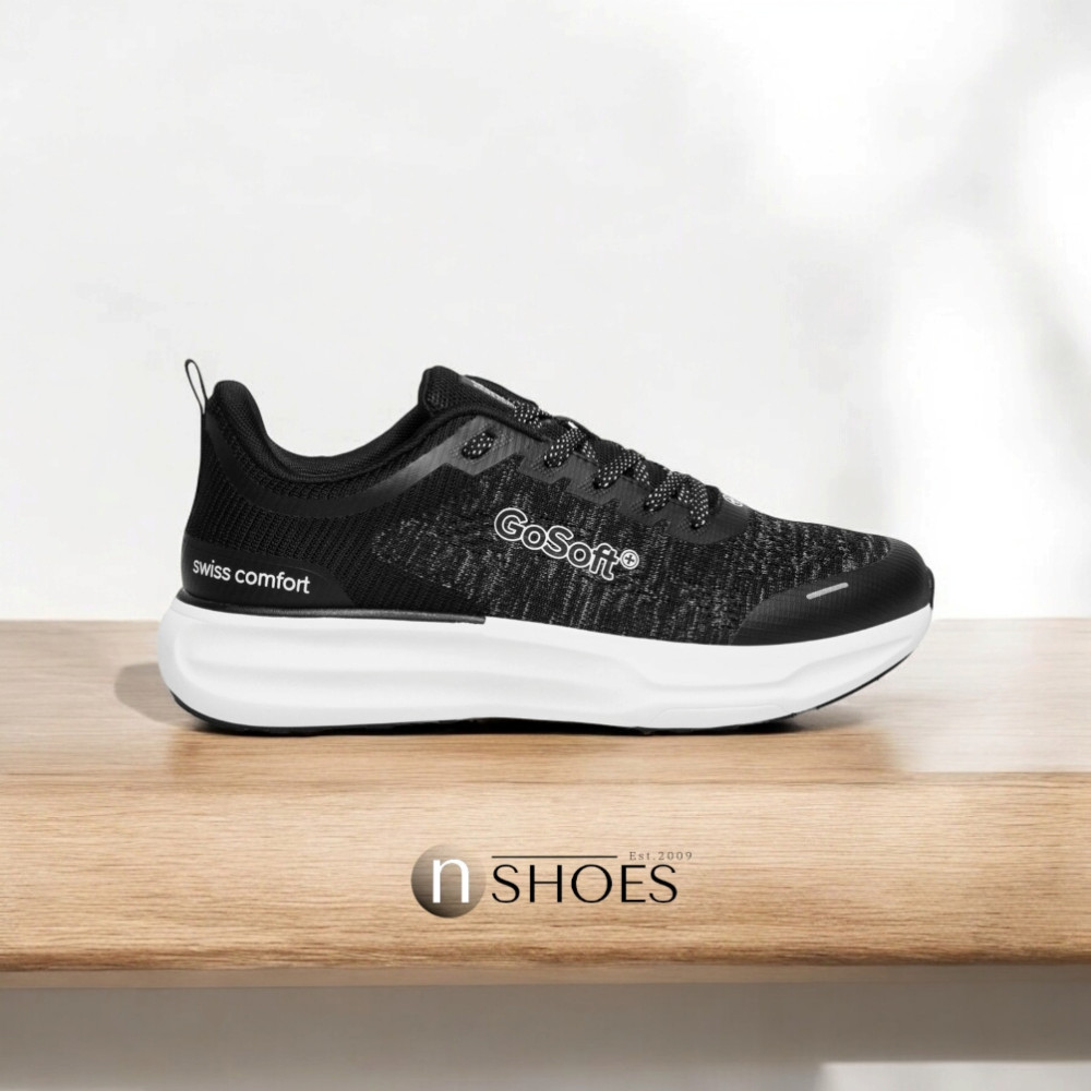 Men's black textile sneakers Go Soft MP-1 model 5770