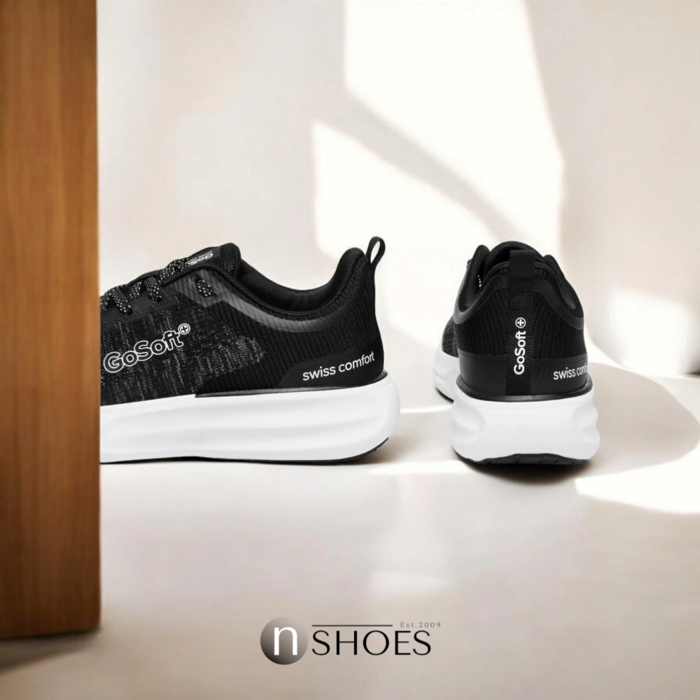 Men's black textile sneakers Go Soft MP-1 model 5770