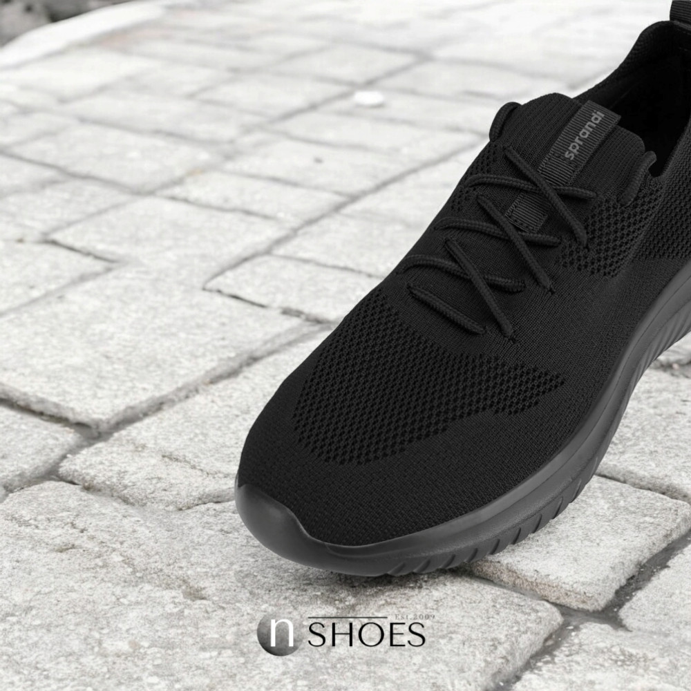 Мужские черные текстильные кроссовки Sprandi MP-S23R241A-8 модель 5772