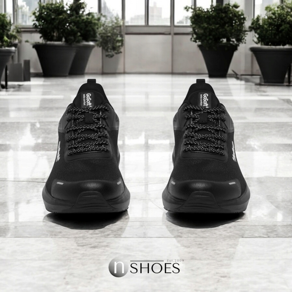 Men's black textile sneakers Go Soft MP-123 model 5778