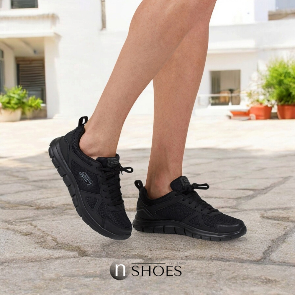 Мужские черные кроссовки Skechers Scloric 52631 BBK модель 5782